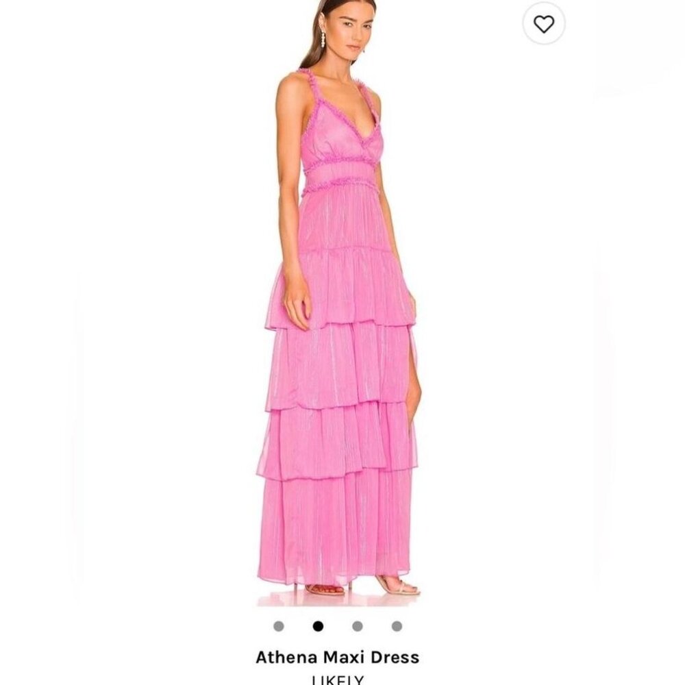 LIKELY Pink Long Dress